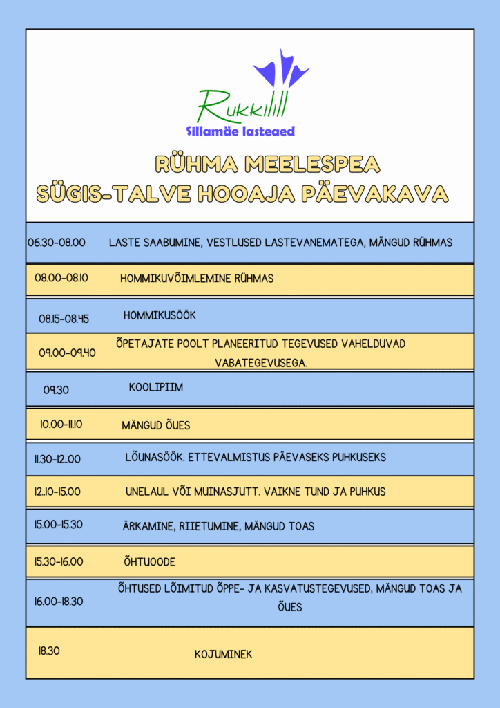 Meelespea (sügis-talv)
