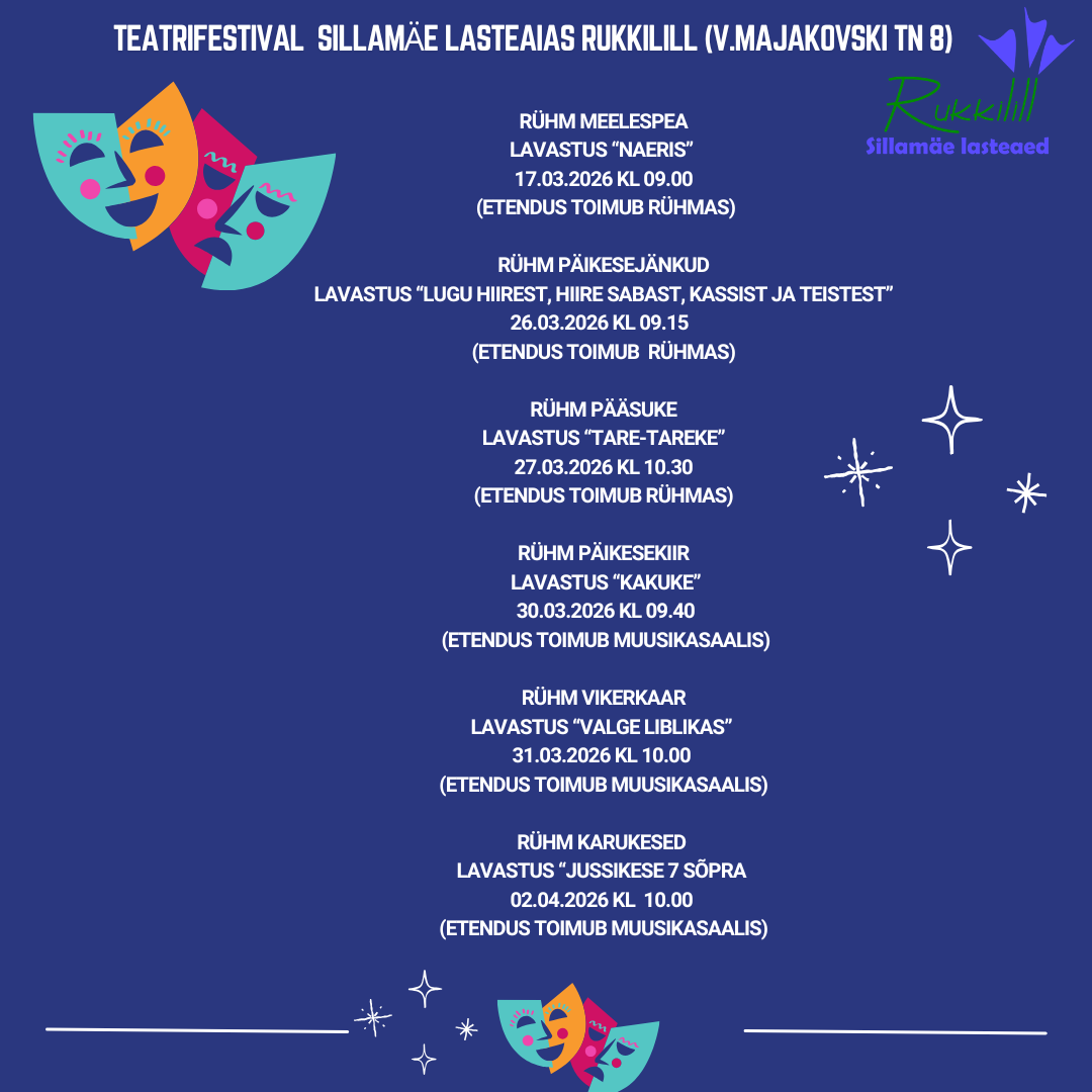 Teatrifestival 2026, V.Majakovski tn 8